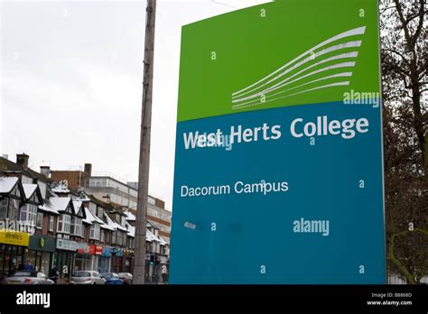 West Herts College Dacorum campus Hemel Hempstead Hertfordshire Stock Photo - Alamy