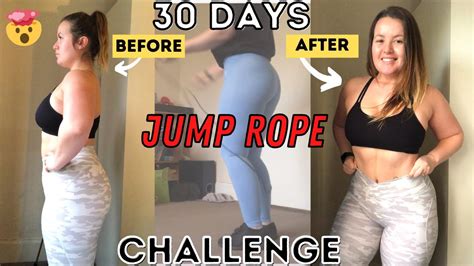 30 DAYS Jump rope challenge | BEFORE & AFTER RESULTS *WOW* - YouTube