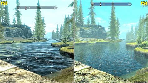 The Elder Scrolls Skyrim PS4 Vs PS3 Graphics Comparison - YouTube