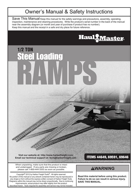 1200 CAPACITY RAMP Harbor Freight Tools, 57% OFF