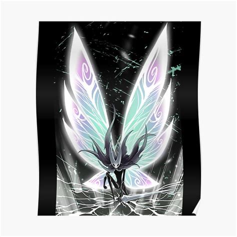 "hollow knight monarch wings art " Poster for Sale by RYLIEHAASE | Redbubble