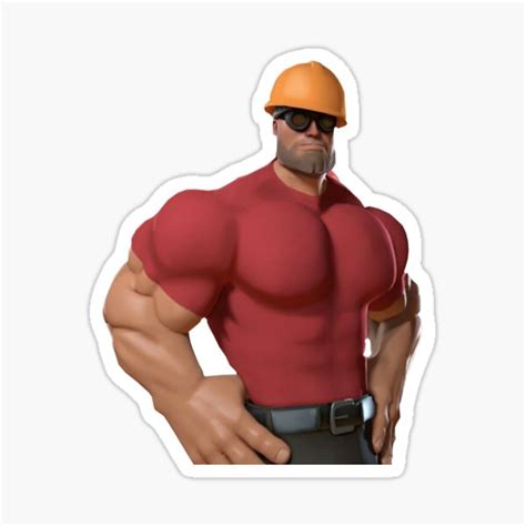 "TF2 Buff Engineer" Sticker for Sale by AndysArmoury | Redbubble