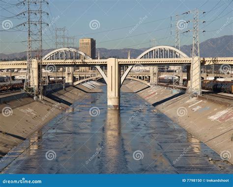 Los Angeles River stock photo. Image of america, steel - 7798150