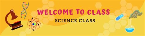 Science Google Classroom Banner Templat | PosterMyWall