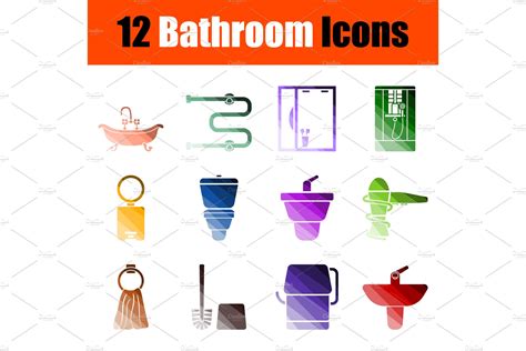 Bathroom Icon Set | Icons ~ Creative Market