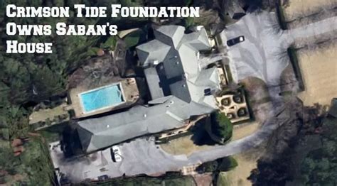 Crimson Tide Foundation Bought Nick Saban's House