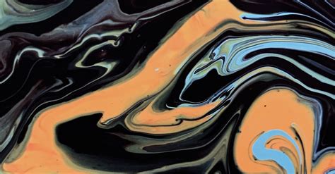 Black and Orange Abstract Painting · Free Stock Photo