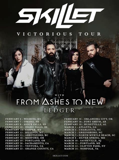 SKILLET Announce Winter 2020 Headline Tour