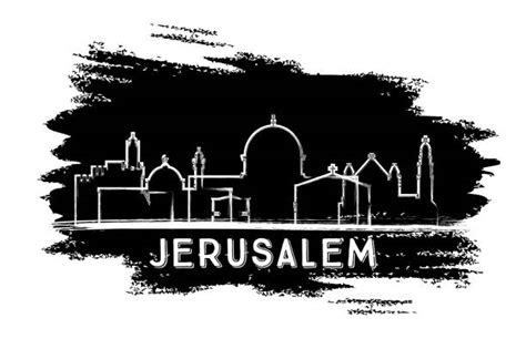 Silhouette Of Jerusalem Skyline Illustrations, Royalty-Free Vector ...