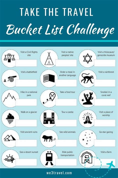 Ultimate Travel Bucket List Challenge