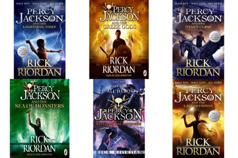 Percy Jackson Full Series (6 Books) By Rick Riordan - Tunique BD