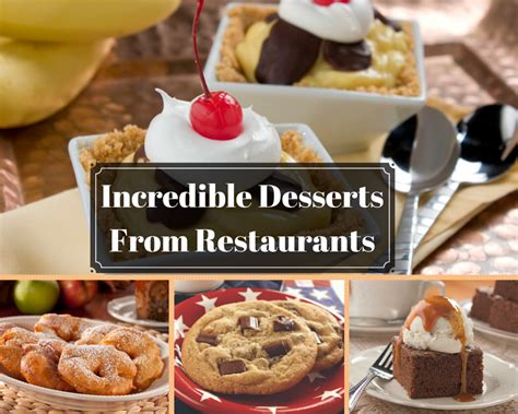 10 Incredible Desserts From Restaurants | MrFood.com