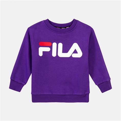 Fila Kids Classic Logo Crew Sweat tillandsia-purple ... | FILA Official