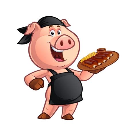 Cartoon pig chef Stock Vector Image by ©vector5000 #164002806