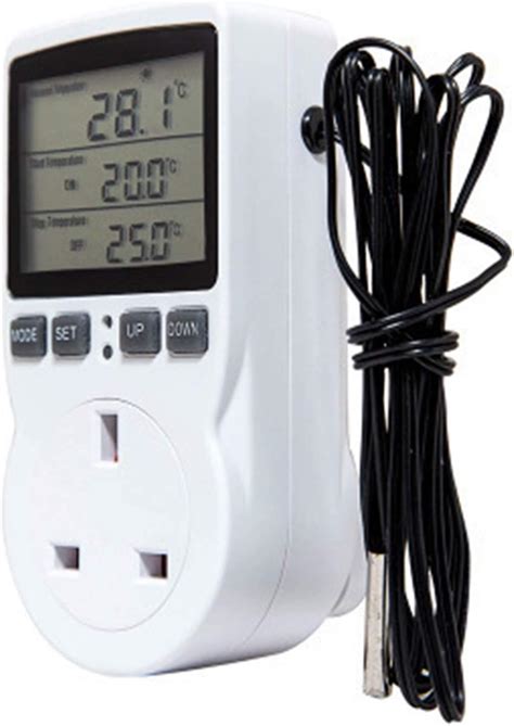 Dciustfhe Digital Temperature Controller Thermostat Outlet Socket Plug ...