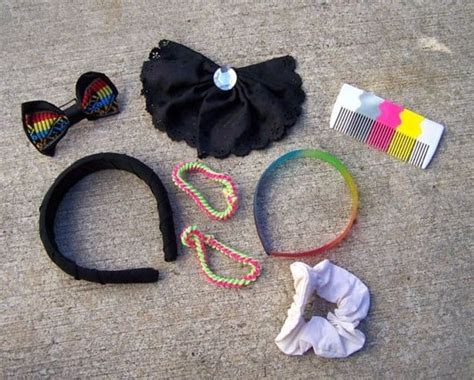 Items similar to SET OF 80'S HAIR ACCESSORIES 8 PIECES on Etsy