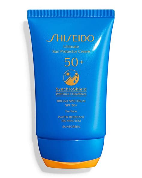 SHISEIDO Ultimate Sun Protector Cream Spf 50+ Sunscreen, 1.7 Oz. | Editorialist