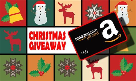 FREE Christmas Giveaway - $50 Gift Card - Ends 12/25/19 #Amazon, # ...