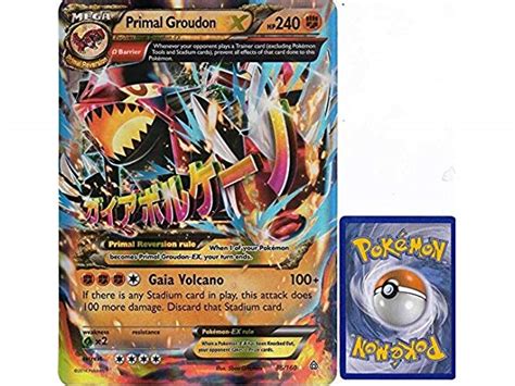 Jumbo Mega Primal Pokemon Trading Card