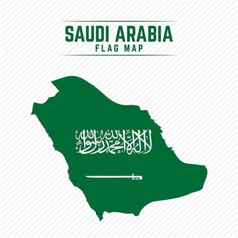 Flag Map of Saudi Arabia 2400596 Vector Art at Vecteezy