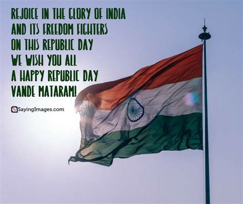 50 Truly Inspirational Republic Day Quotes and Greetings | SayingImages ...