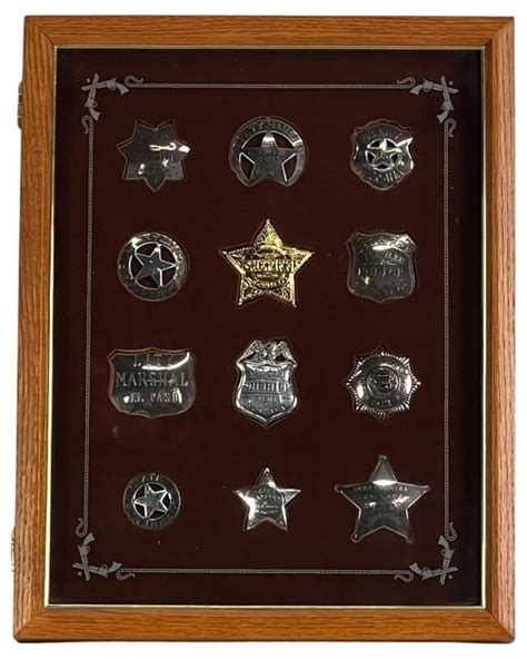 Franklin Mint Sheriff Badge Collection Set | Live and Online Auctions ...