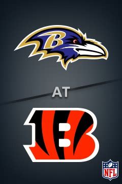 Watch Ravens @ Bengals Live! Don't Miss Any of the Ravens @ Bengals ...