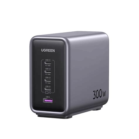 Ugreen Nexode 300W GaN Wall USB-C Charger 5 Ports - Wishupon