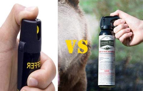 Difference Between Bear Spray VS Pepper Spray - The Hiking Zone