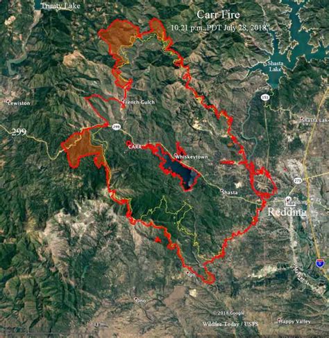 Carr Fire still spreading, but away from Redding - Wildfire Today