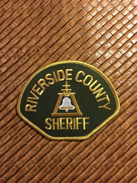 Riverside County Sheriff Collectible Patch | Etsy