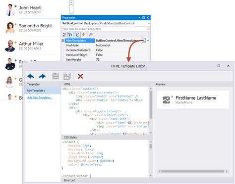 BaseListBoxControl.HtmlTemplates Property | WinForms Controls ...