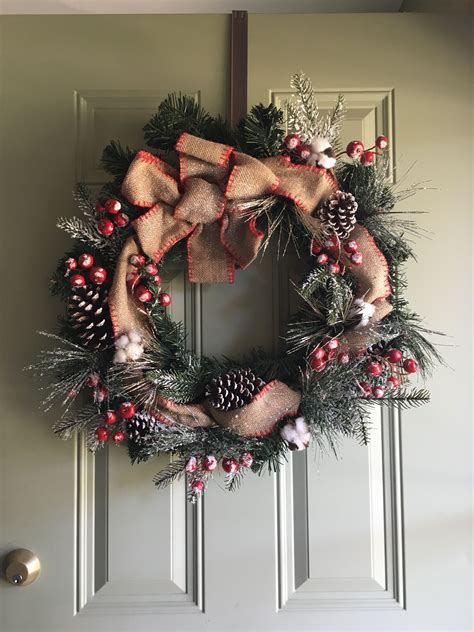 Christmas wreath from Kirkland’s. | Christmas wreaths, Holiday decor ...