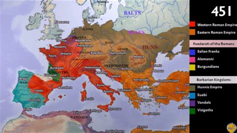 Barbarian Invasions and the Fall of the Western Roman Empire - YouTube