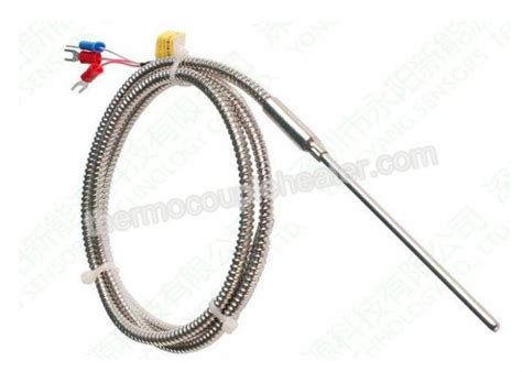 Armoured K Type Thermocouple With SS Sheathed / Mineral Insulated Cable