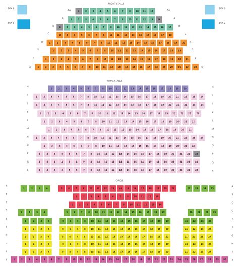 Theatre Seating Plan | EdrawMax Free Editable Printable