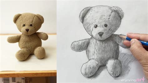 How To Draw A Teddy Bear Pencil Sketch Drawing | Images and Photos finder