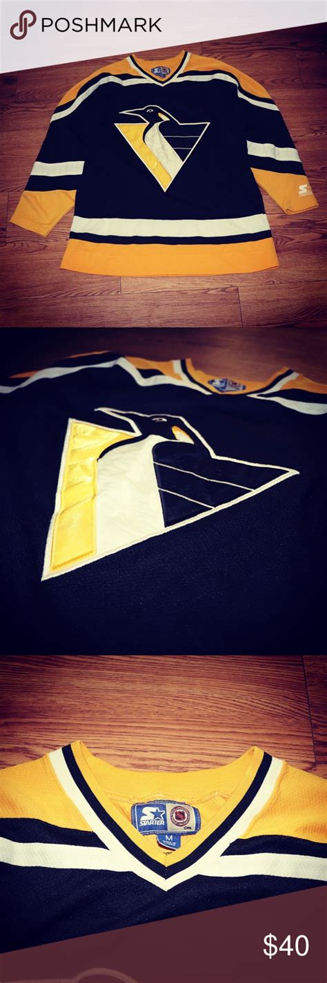 Vintage Pittsburgh Penguins Starter Hockey Jersey | Hockey jersey, Pittsburgh penguins, Jersey