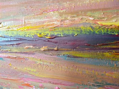 Sunset Painting / Large Original Abstract Oil Painting / - Etsy