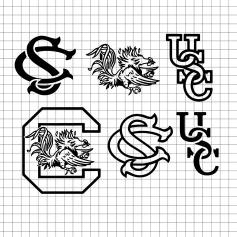 South Carolina Gamecocks logos SVG, South Carolina Gamecocks | Inspire Uplift