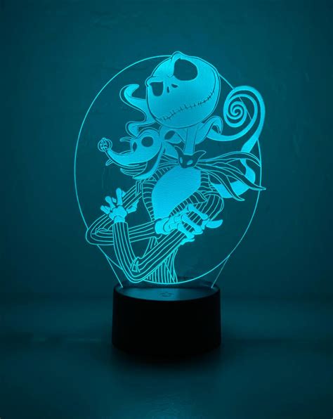 Jack Skellington Nightmare Before Christmas LED Illusion Desk Lamp – Crisp – Official