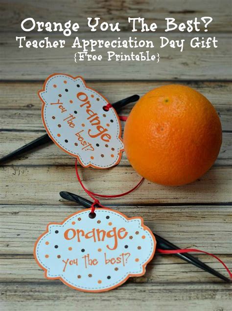 Teacher Appreciation Day Gift {Free Printable!}