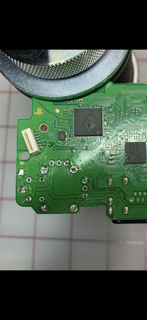 Solder can't be removed on PS4 joystick. Stuck. Info below. : consolerepair