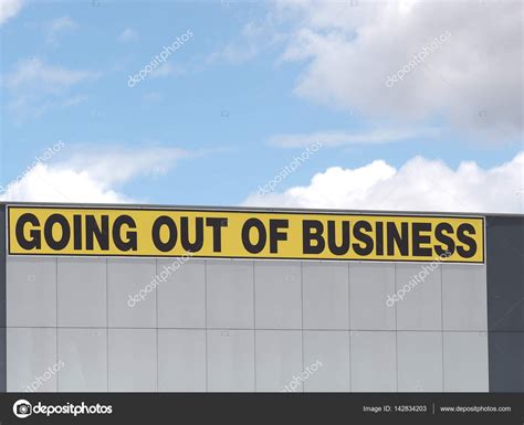 Going out of business sign — Stock Photo © Stringer_Image #142834203