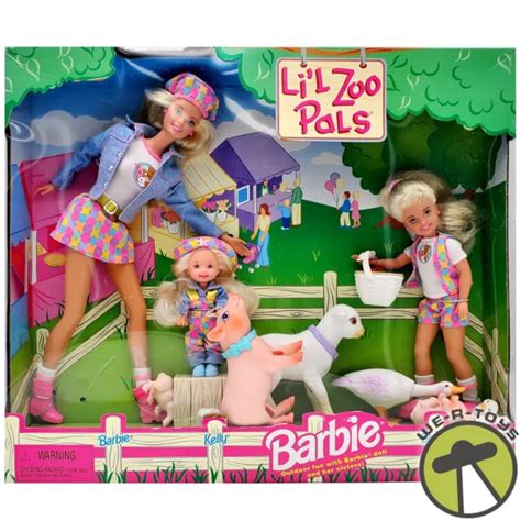 BARBIE LI'L ZOO Pals Barbie Stacie Kelly Dolls 1998 Mattel #19625 NRFB £104.24 - PicClick UK