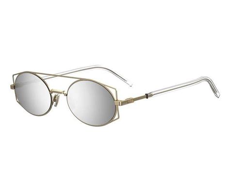 Dior Architectural Gold Round Unisex Sunglasses | Grailed