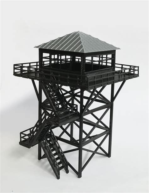 Watchtower / Lookout Tower OO HO Scale Outland Models Railway Scenery