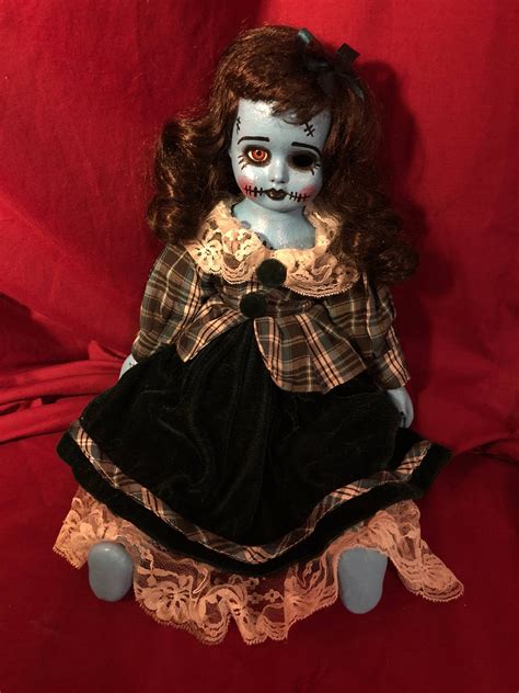 OOAK Sitting Rockabilly Frankenstein Creepy Horror Doll Art by Christie ...