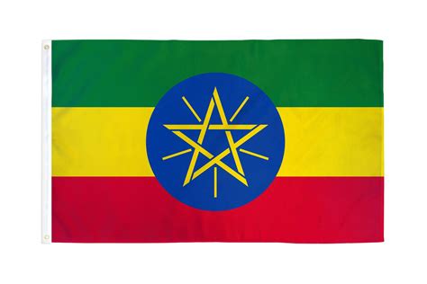 Ethiopia (Star) Flag – FlagsMart