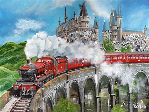 Hogwarts Express – Arthur Gills paintings